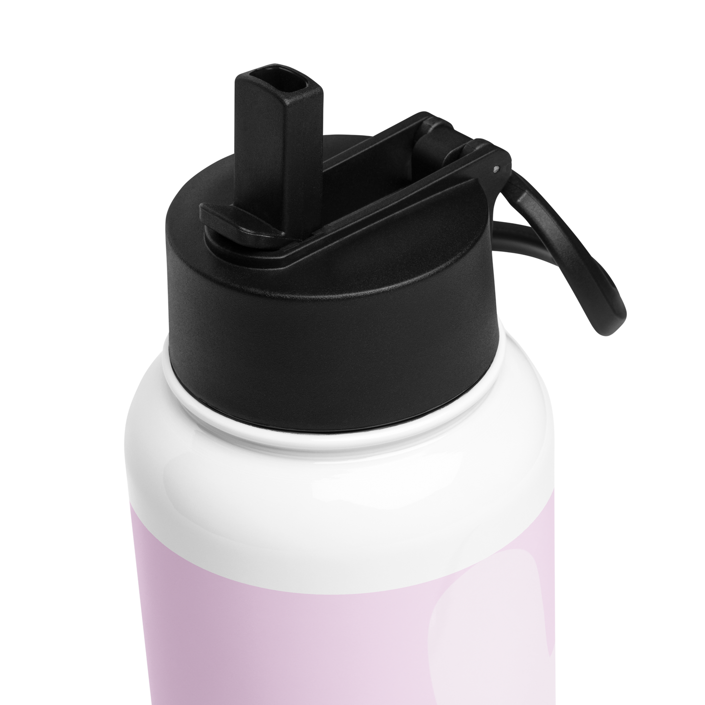 Express Your Love Stainless steel water bottle with a straw lid