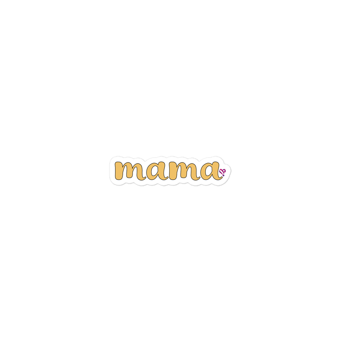 mama (English), 3″×3″