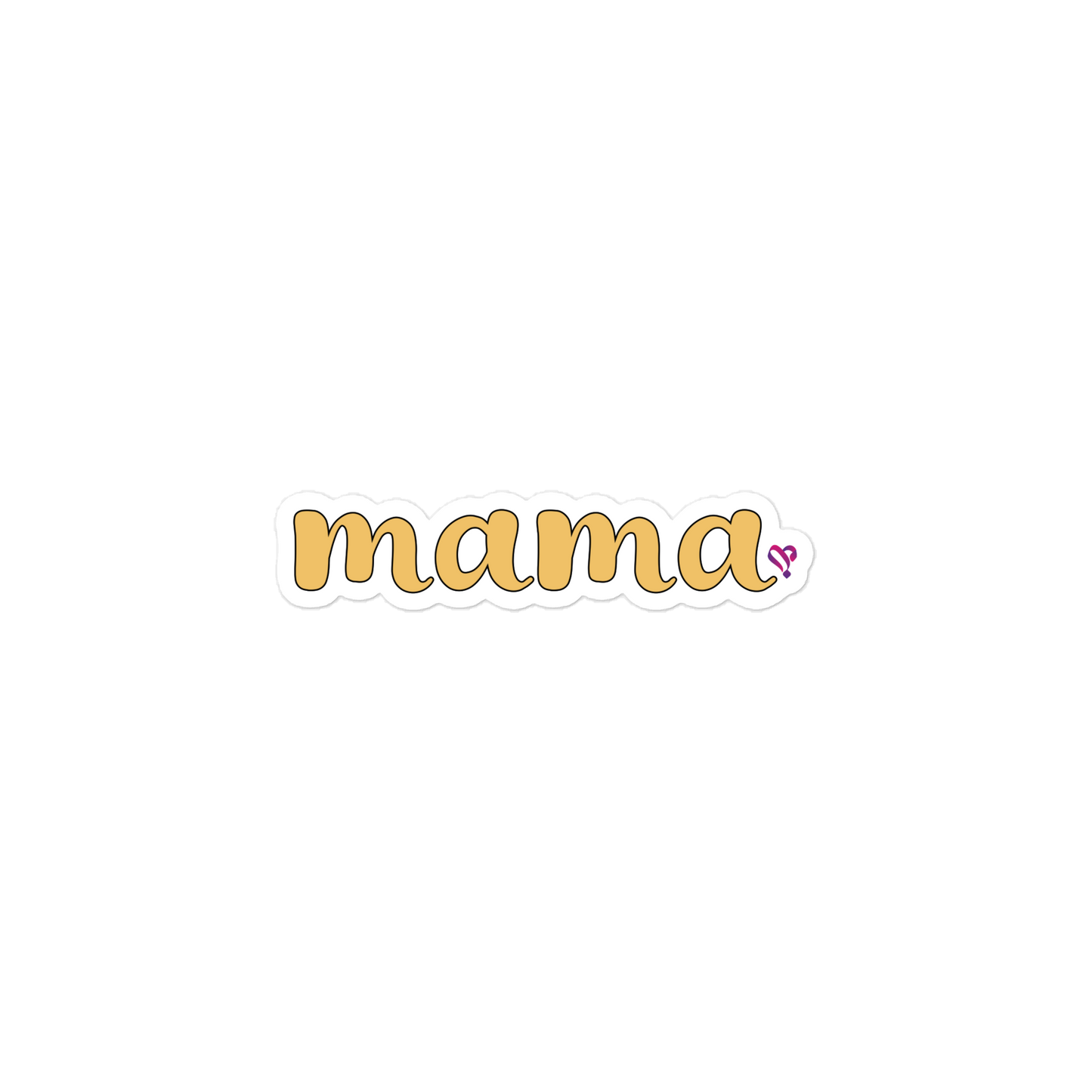 mama (English), 4″×4″