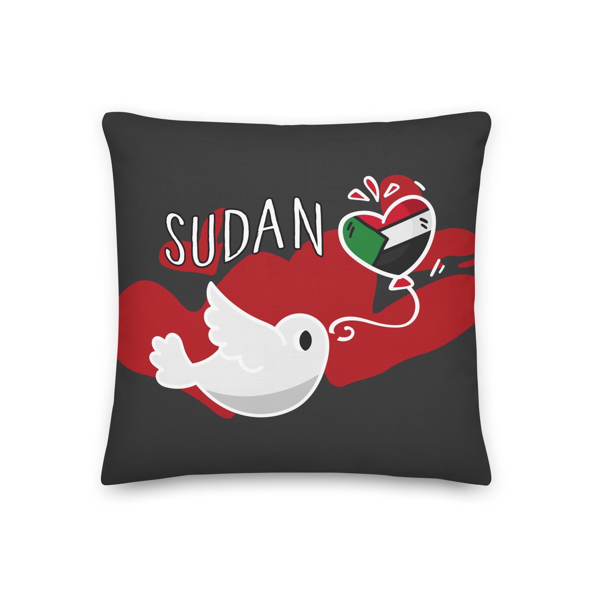 sudan, 18″×18″