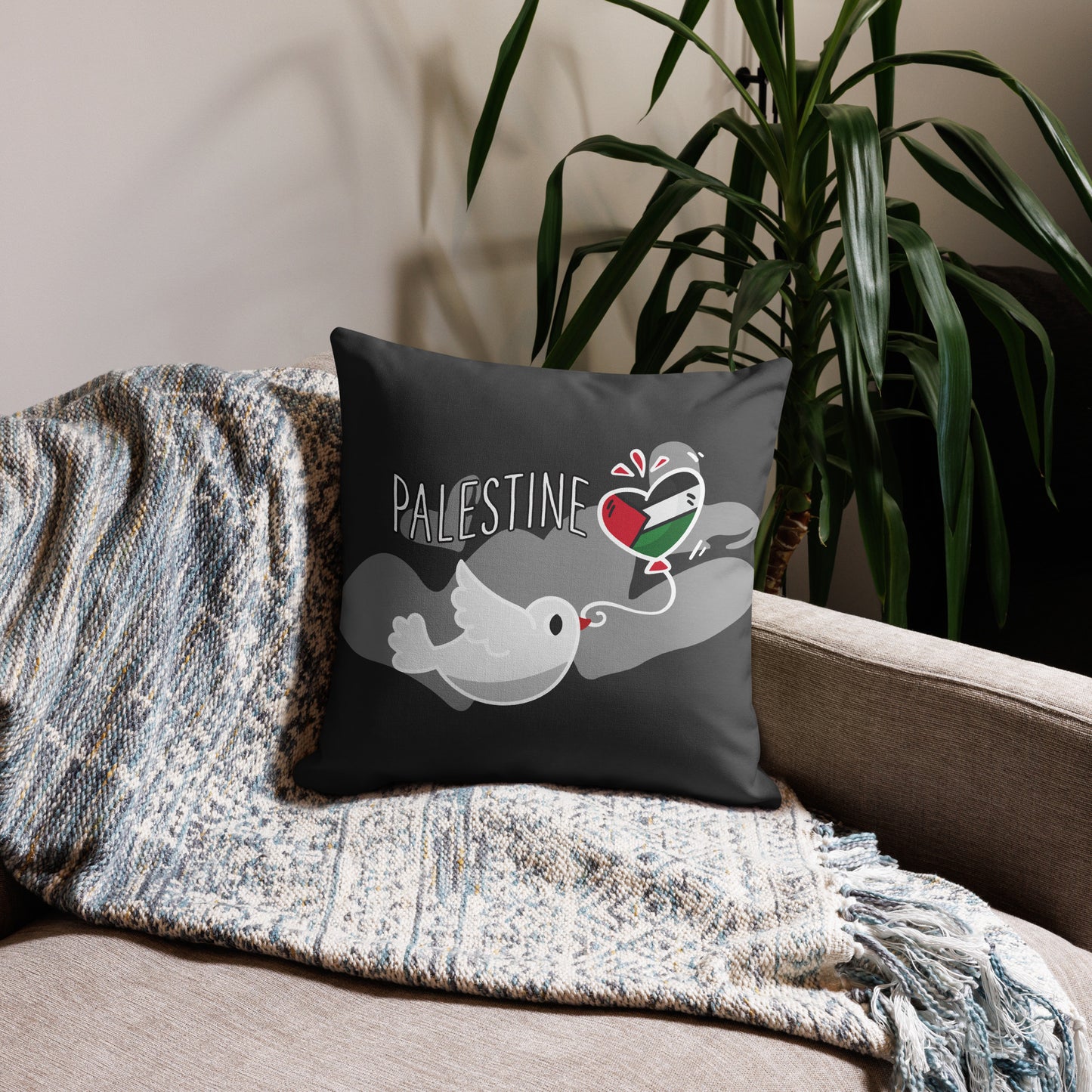 palestine, 18″×18″