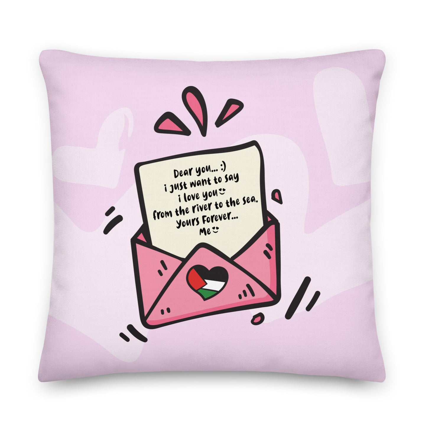 Love Letter, 22″×22″