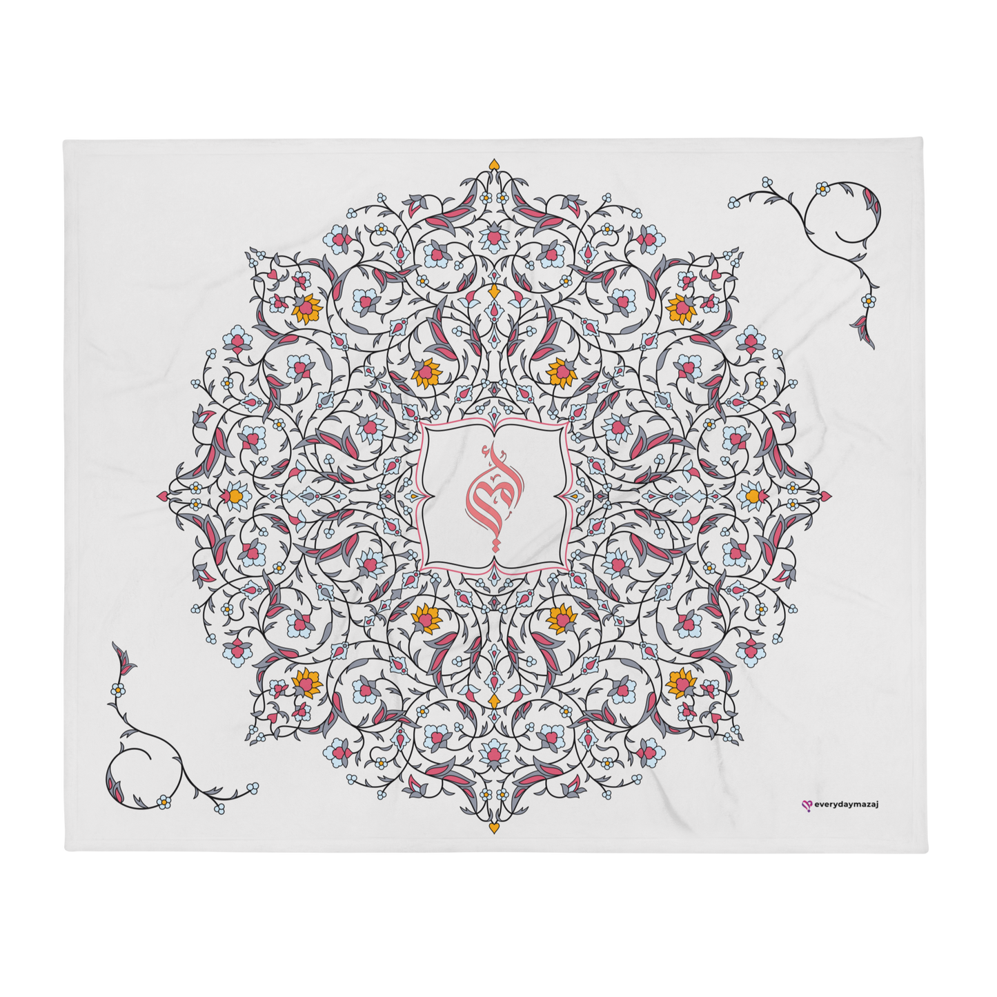 50″×60″, Concrete (Pink Symbol)