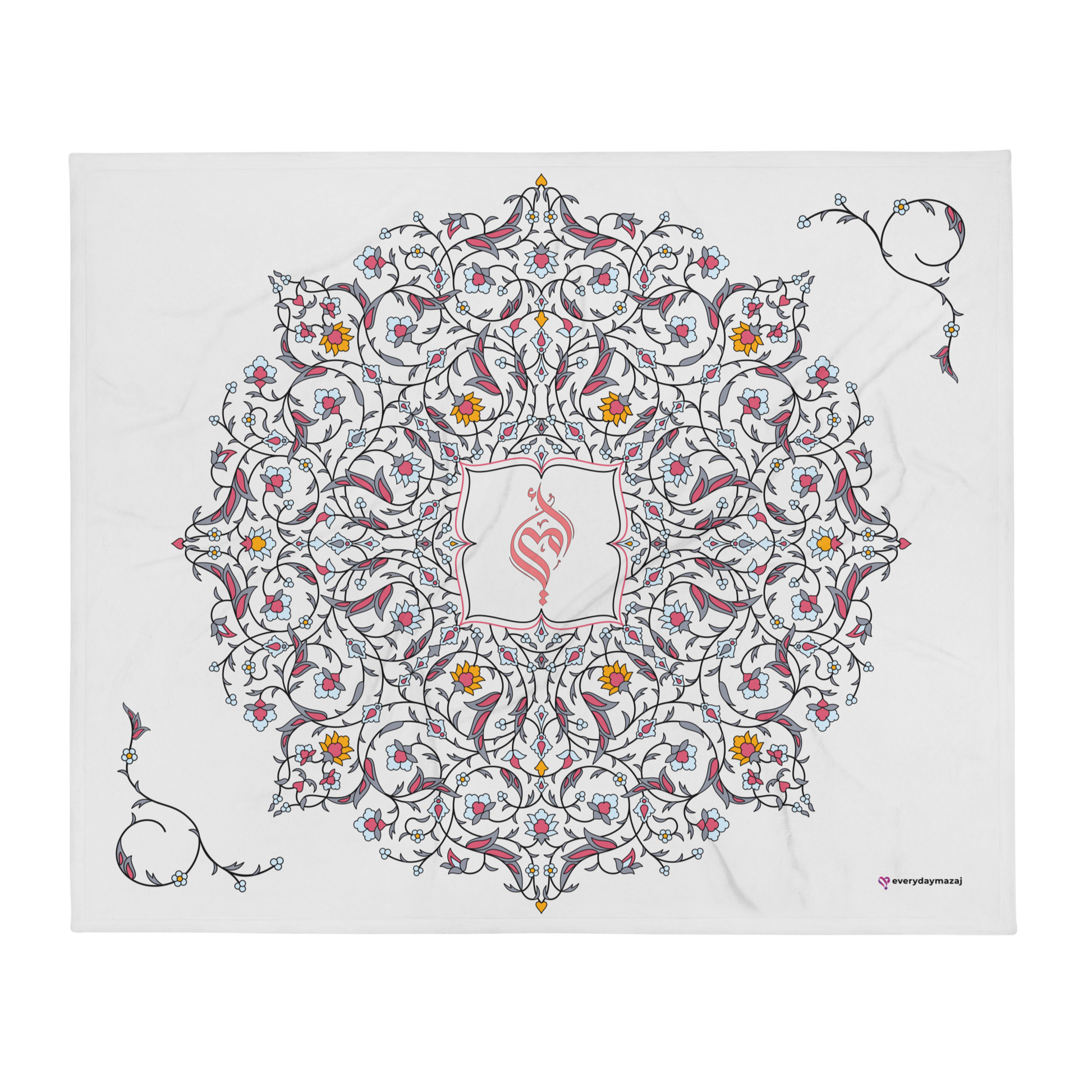 50″×60″, Concrete (Pink Symbol)