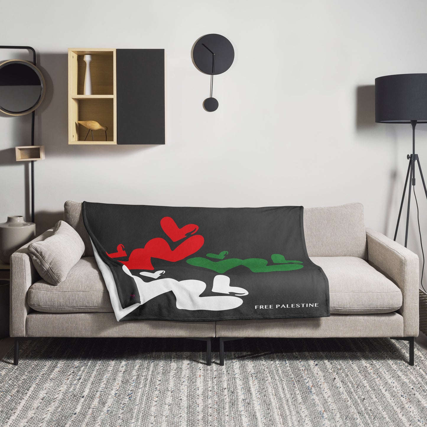 Palestine Throw Blanket