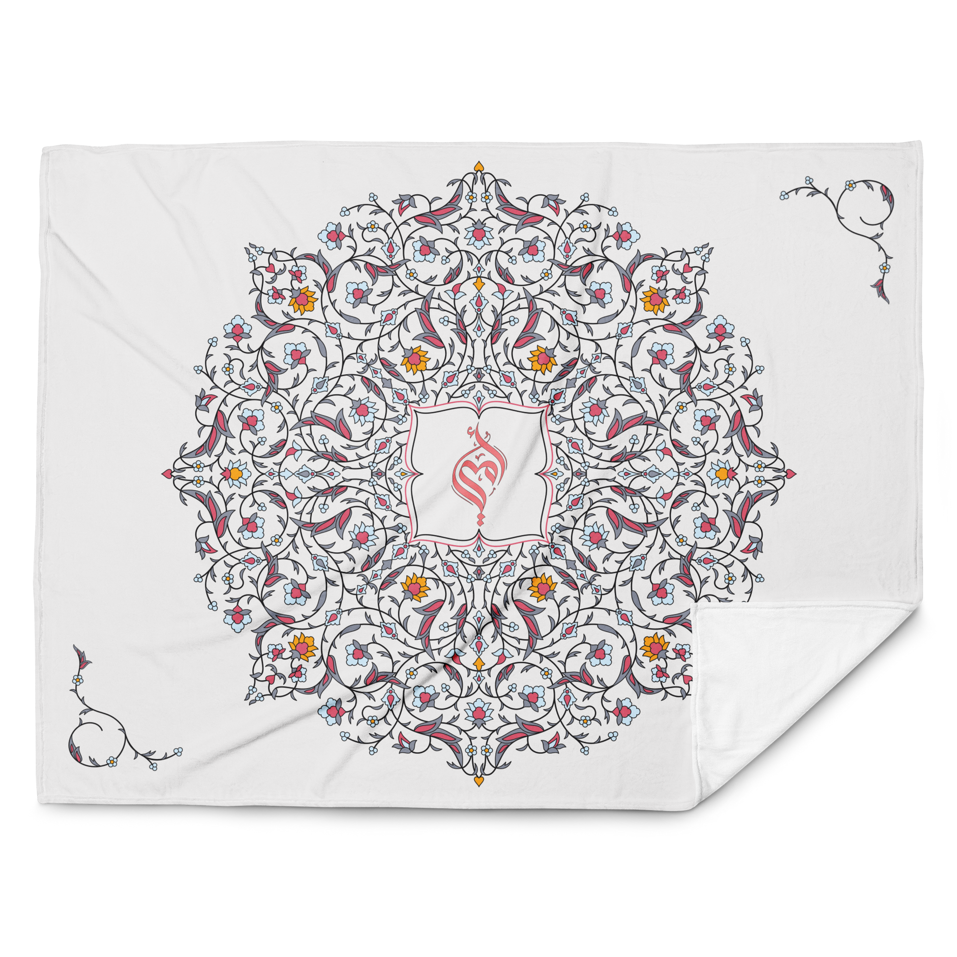 60″×80″, Concrete (Pink Symbol)