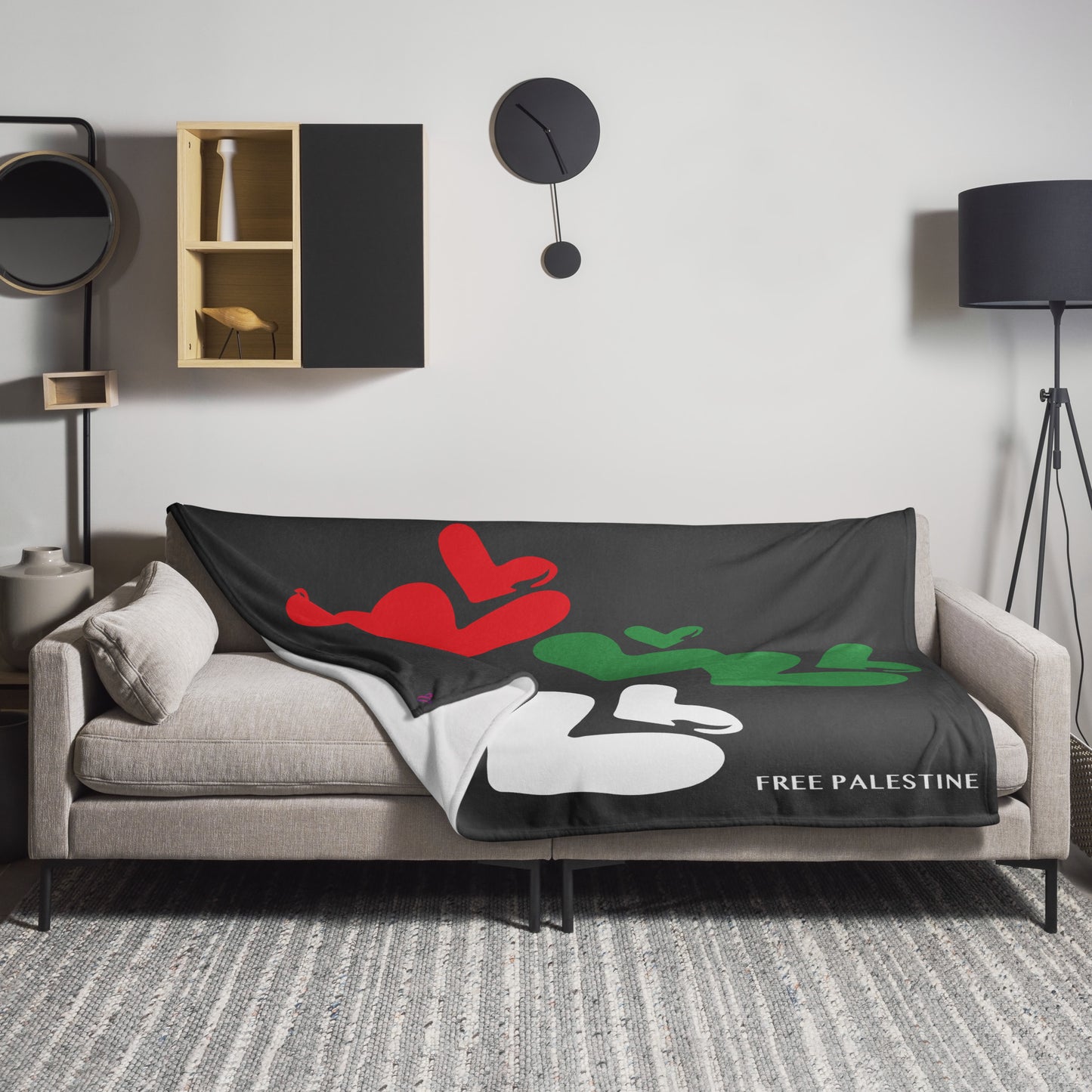 Palestine Throw Blanket