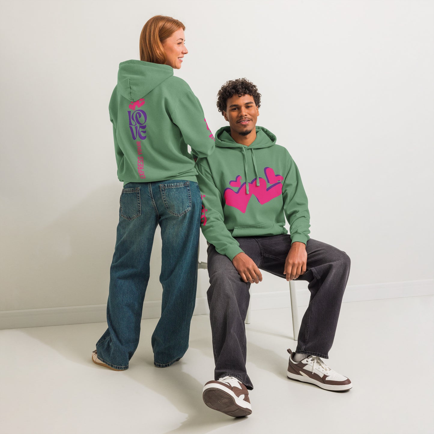 Express Your Love, light green