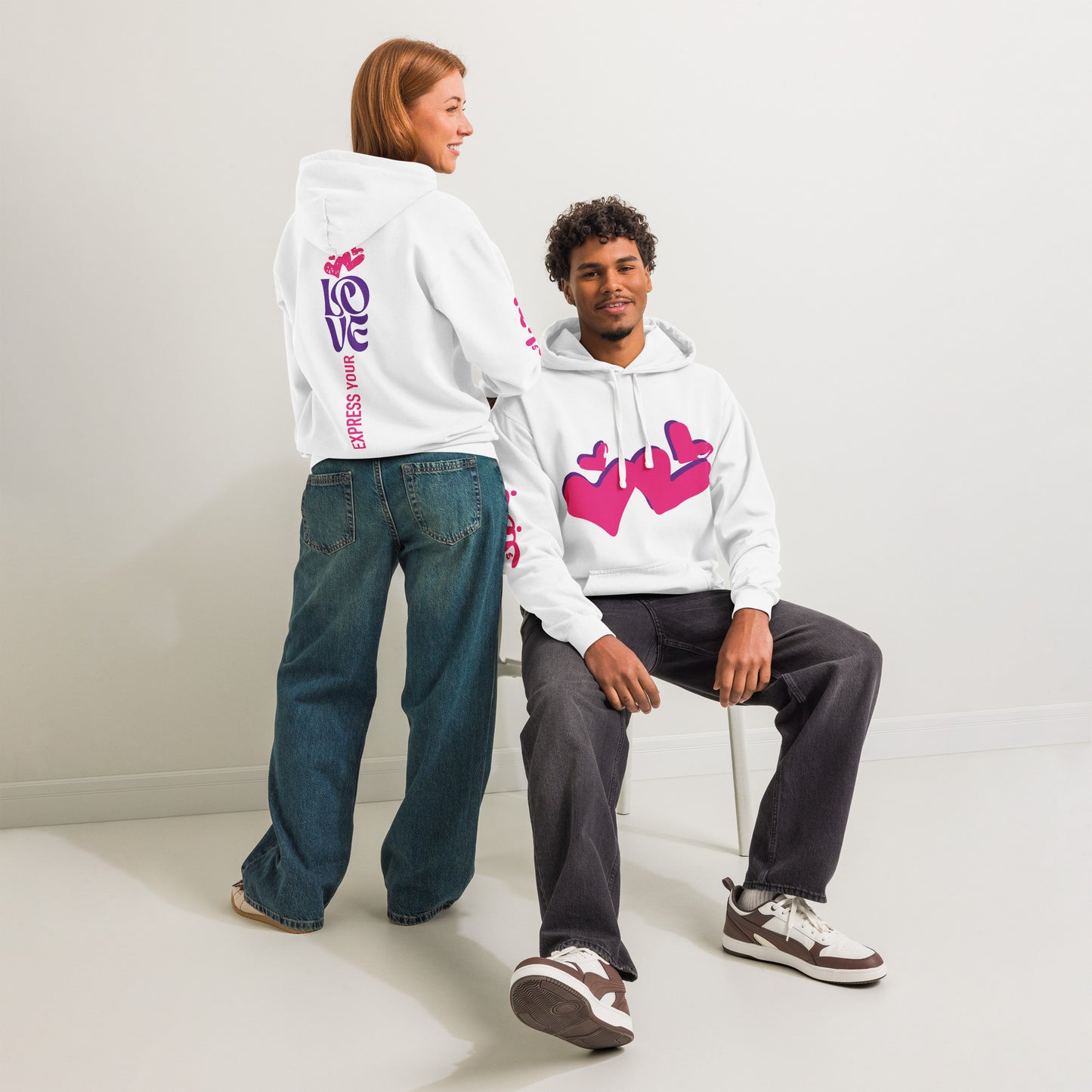 Express Your Love, white